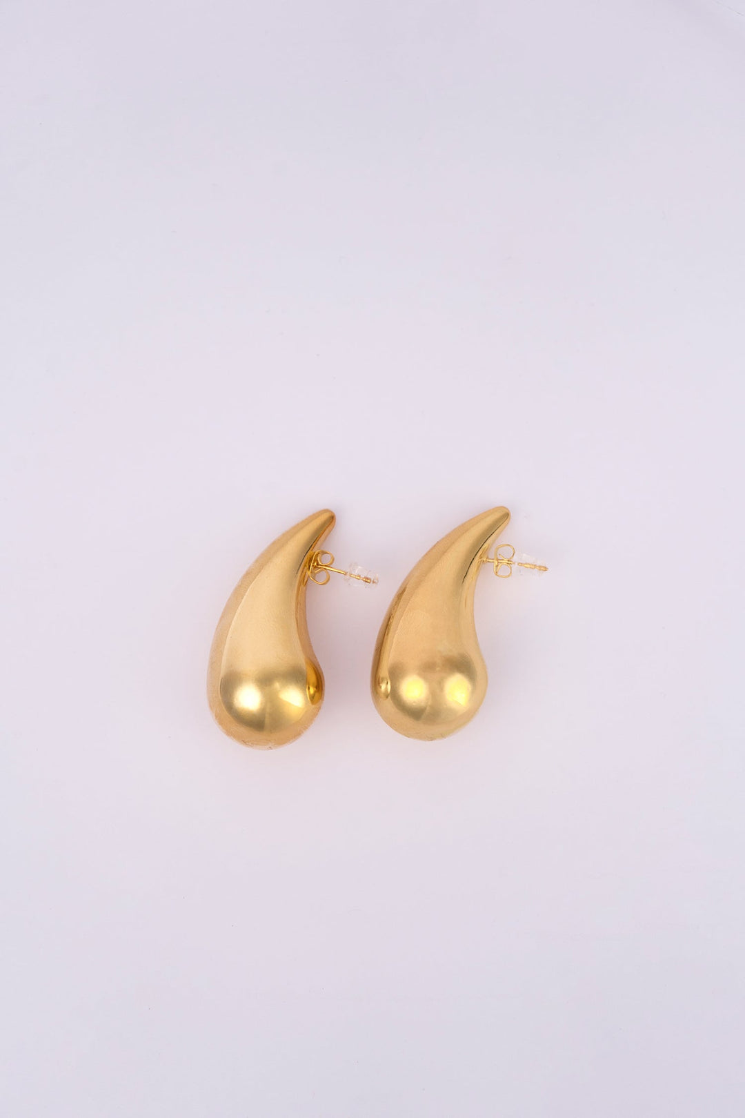 18k Gold Plated Thick Teardrop Earrings Earring