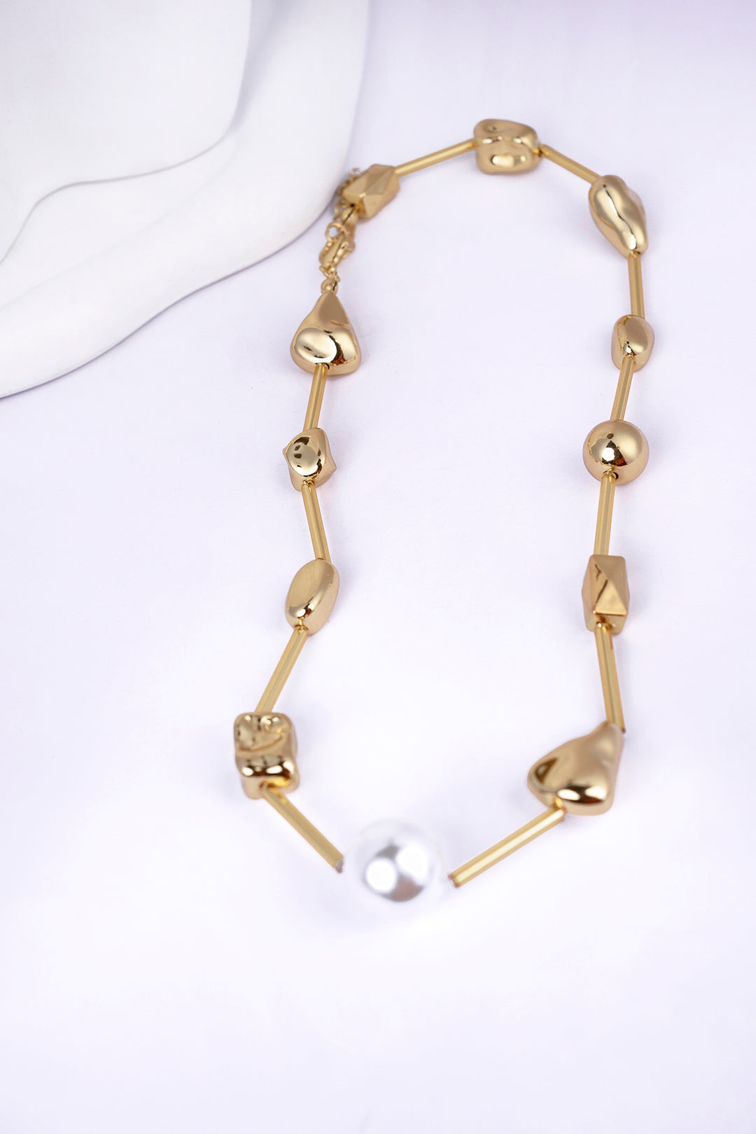 Chunky Gold Plated Necklace For Women