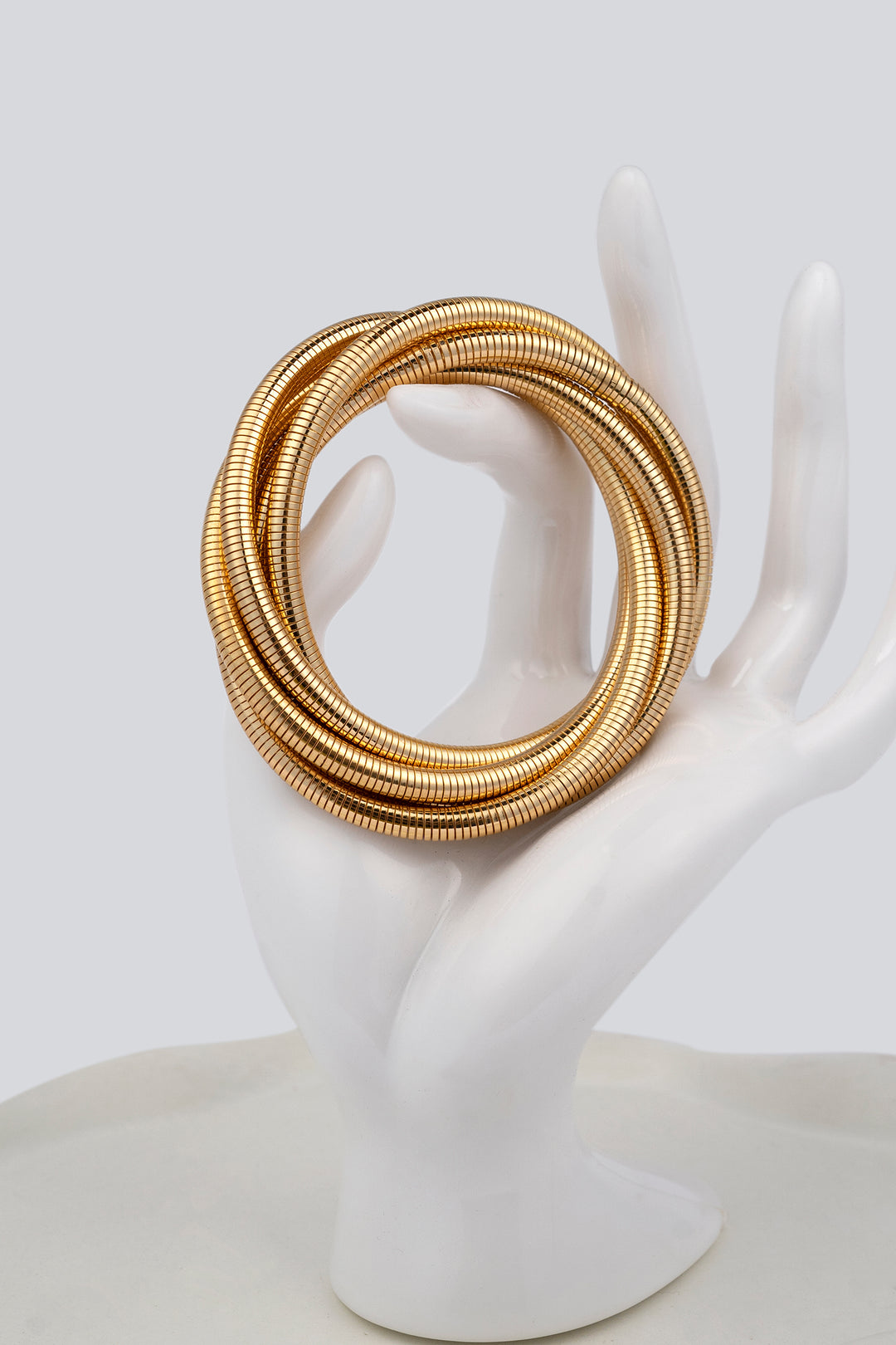 Triple Layered Coil Bracelet For Women