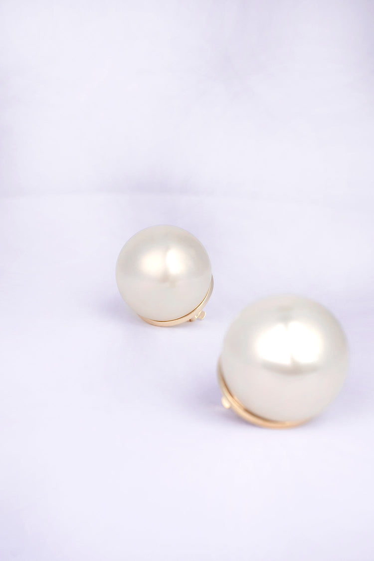 Big Pearl Stud Earrings Earring