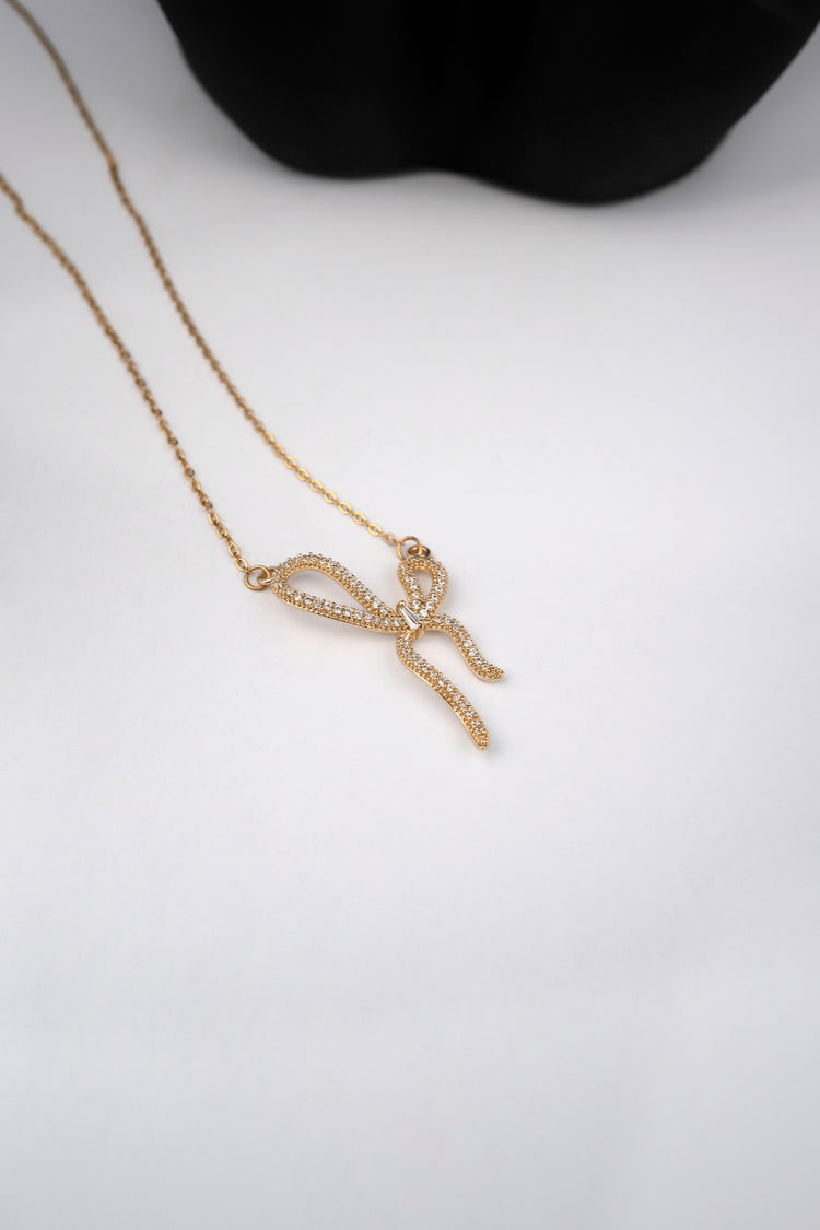 Bow Chimes Pendant For Women Necklace