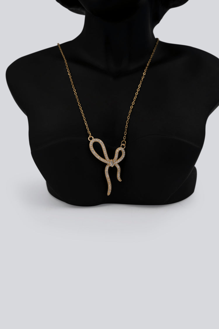 Bow Chimes Pendant For Women Necklace