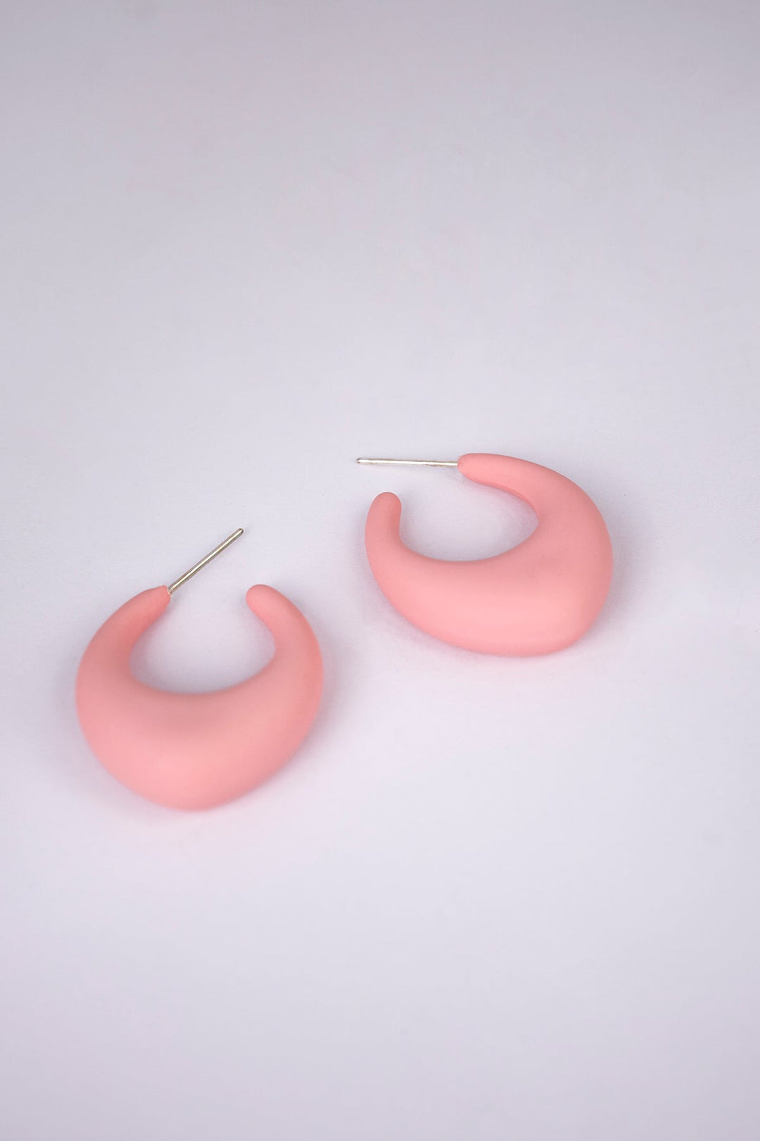 Enamel Huggie (Pink) Earring