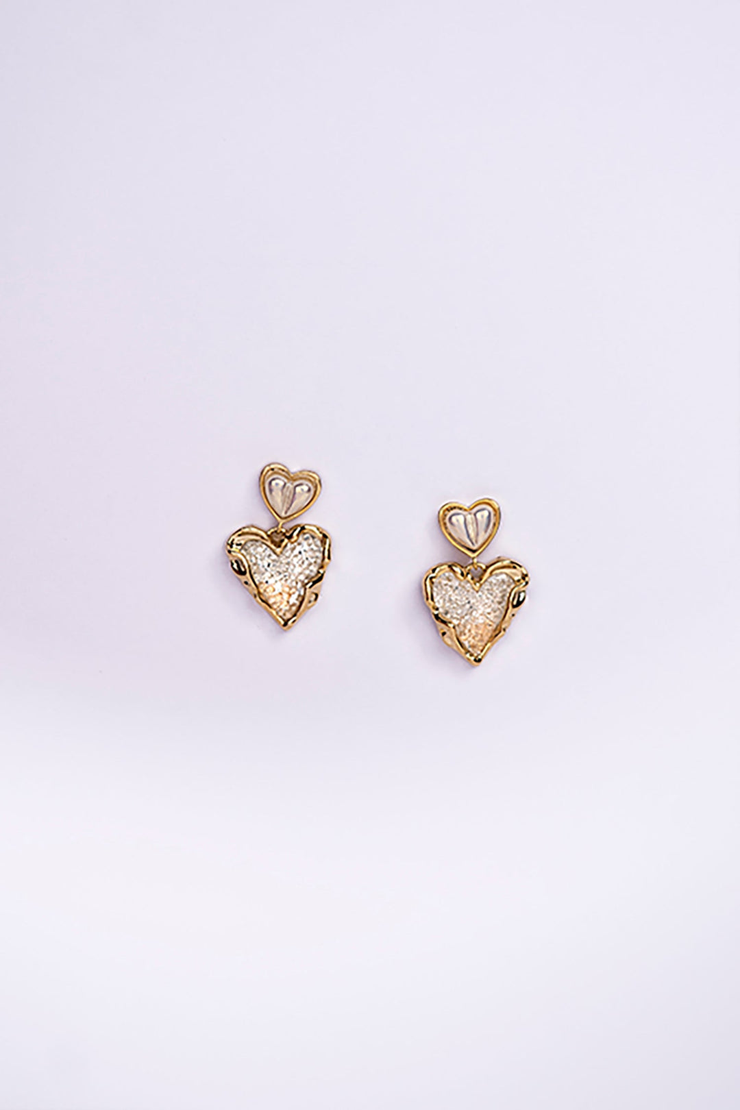 Gold Plated Heart & Soul Earrings For Women Earring