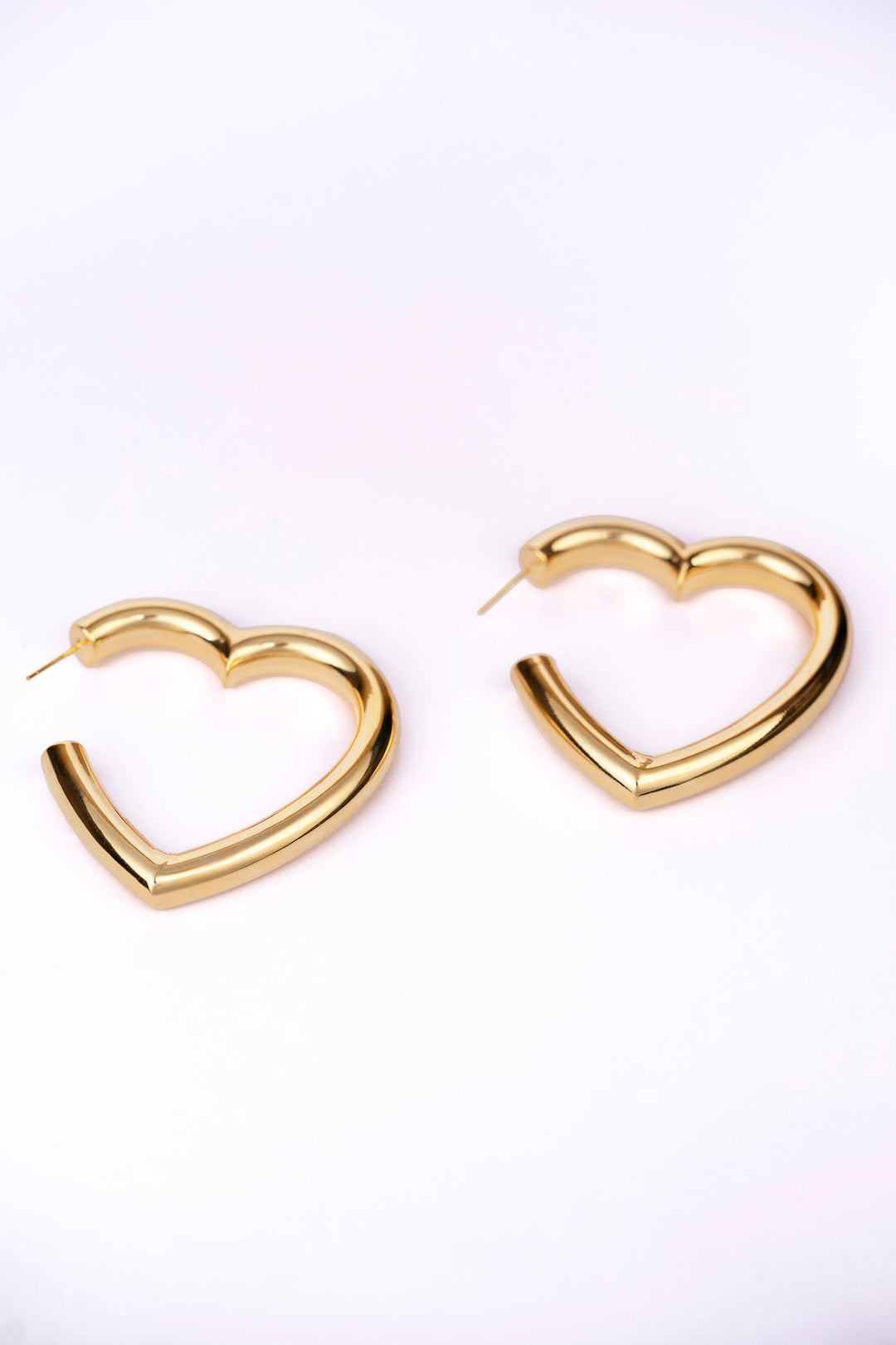 Heart Shaped Oversized Hoop Earrings Earring