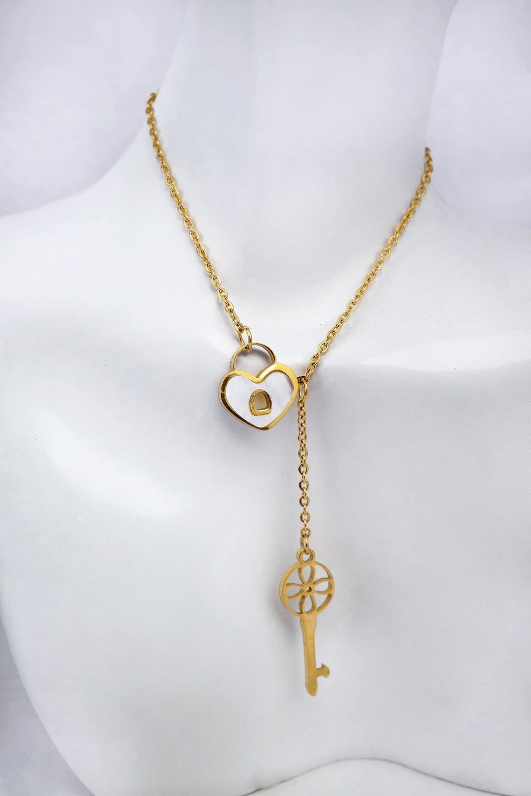 Lock and Key Pendant For Women Necklace