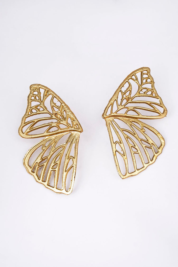 Oversized Butterfly Wing Big Stud Earrings For Women Earring