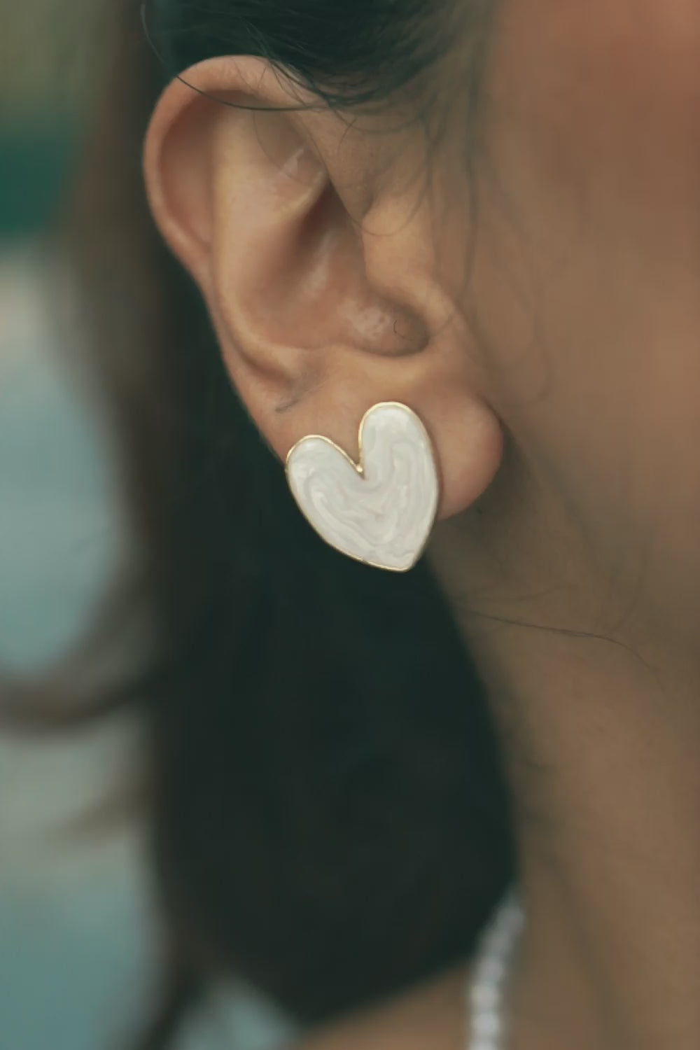 Cute Heart Studs For Women