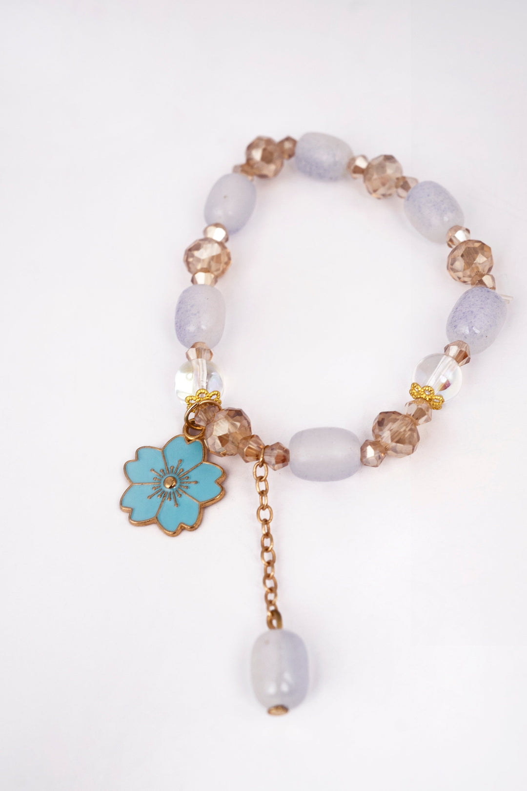 Quartz Flower Charm Friendship Bracelet For Women Bracelet