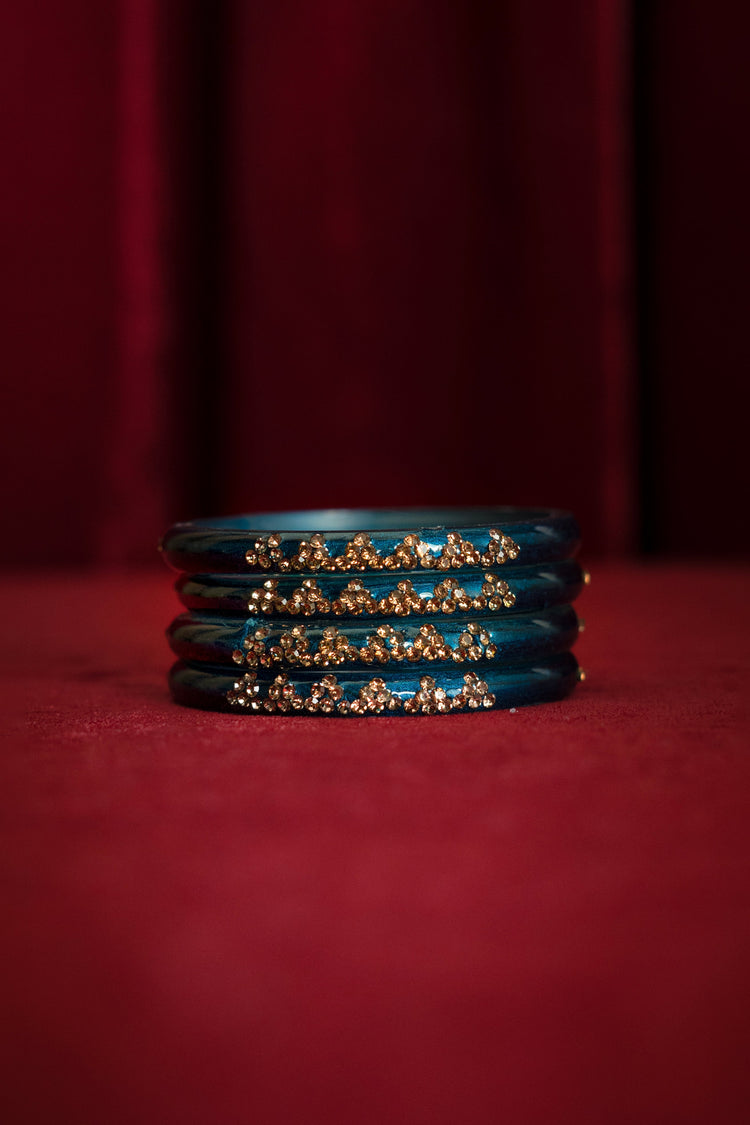 Set Of 32 Indian Glass Bangle Set For Women