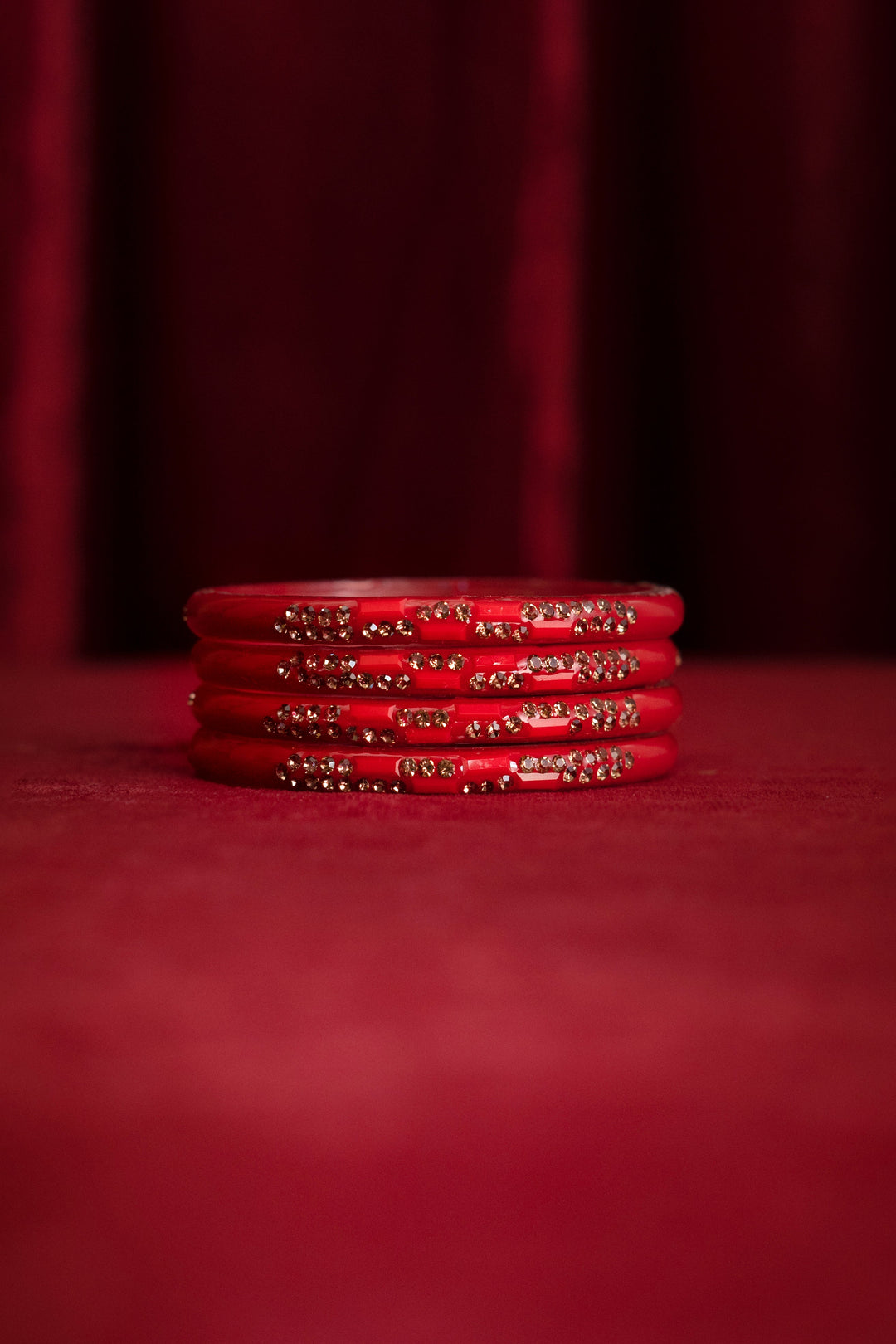 Sindoor Red Indian Glass Bangle For Women