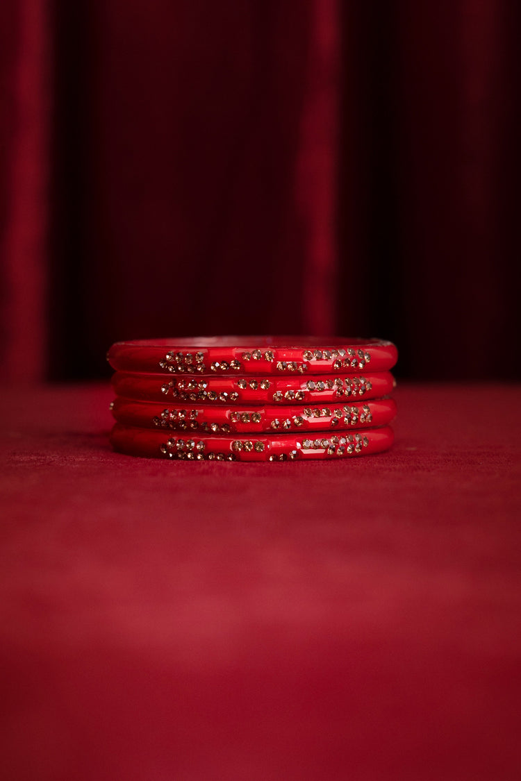 Sindoor Red Indian Glass Bangle For Women