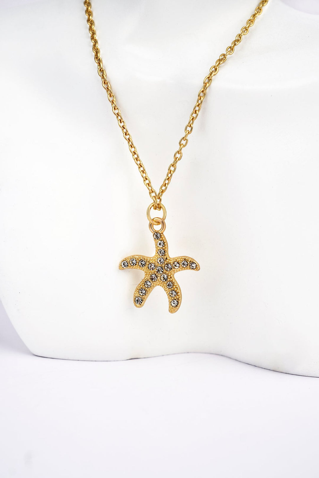 Starfish Locket Necklace Necklace