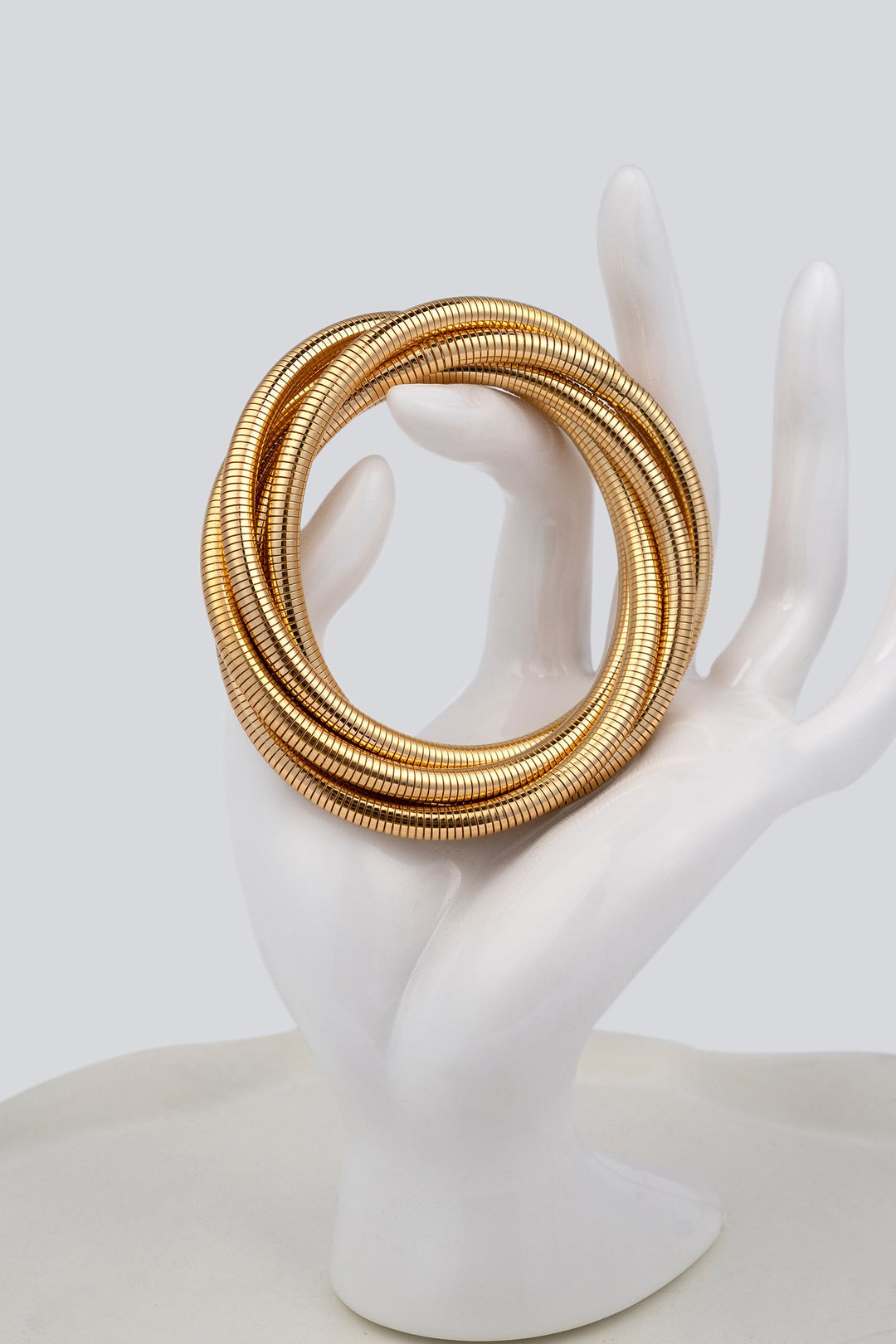 Triple Layered Coil Bracelet For Women